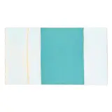 Of Chicago (Teal) by J.M. Henry, Oil on canvas, sold May 2025