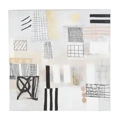 Quantitative by Janette Grassi, Oil on canvas, sold May 2025