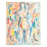 Standing Nude, Cindy by Herbert Art, Acrylic on canvas, sold May 2025