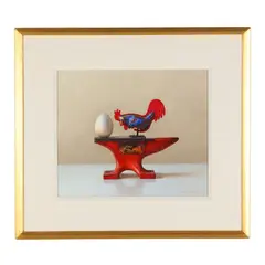 Which Came First? by Scott Fraser, Oil on panel, sold May 2025