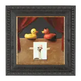The Good, The Bad, and The Makeover by Adam Vinson, Oil on panel, sold May 2025
