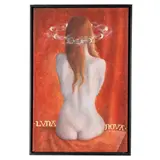 Luna Nova by Leonarda Boughton, Oil and unryu paper on canvas, sold May 2025