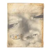 Goliath Girl by Alicia Suarez, Mixed media with graphite and coffee-base pigments on canvas (stretched on masonite), sold May 2025