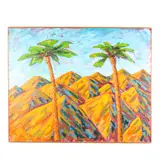 Two Palms by John Collins, Oil on canvas, sold May 2025