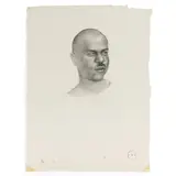Henry Robinson Jones, Study for Selma by Bo Bartlett III, Graphite on Arches paper, sold May 2025