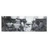 Black and White Interior by Michael Tole, Oil on canvas, sold May 2025