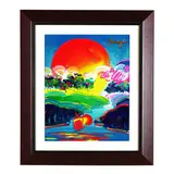 Without Borders, Version II by Peter Max, Acrylic on canvas, sold May 2025