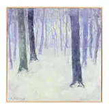 Snowfall by David A. Williams, Oil on canvas, sold Apr 2025