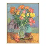 Garden Arrangement by David A. Williams, Oil on canvas, sold Apr 2025
