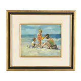Summer Interlude by Marcos Blahove, Oil on panel, sold Apr 2025