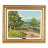 Vershere Farm, Mission by Edie Bryson, Oil on artist board, sold Apr 2025
