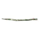 Folk Art Glitter Snake by Clyde Jones, Carved and painted found wood sculpture with glitter and faux flower appliques, sold Mar 2025