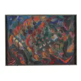 Musicians by Anna Cornwell, Acrylic on canvas, sold Mar 2025