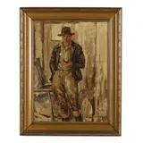 Portrait of Mr. Jones by J. G. Stephenson, Oil on canvas, sold Mar 2025