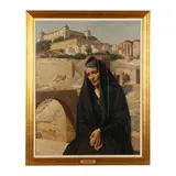Lament for Spain by John Bulloch Souter, Oil on canvas, sold Mar 2025
