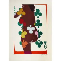 Camouflage Vénus noire by Alain Jacquet, 1964, Lithographie sur papier vélin, sold Dec 2023