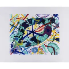 Trietto 1 by Sam Francis, 1991, Eau-forte et aquatinte sur papier vélin Fabriano, toutes marges, sold Dec 2023