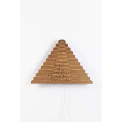 48 boules sur un escalier en perspective by Pol Bury, 1997, Bois teinté, liège et moteur électrique, sold Jan 2024