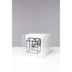 Cubes en profondeur by Pol Bury, circa 1999, Sérigraphie sur Plexiglas, sold Jan 2024