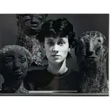 Bildnis mit Plastiken by Otto Steinert, 1953, gelatin silver print, sold Oct 2025