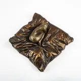 2-teilige Skulptur 'Nel Nido by Bruno Bruni, 2004, bronze, sold Oct 2025