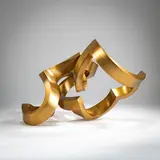 Infinitum II by Kuno Vollet, 2017, bronze, sold Oct 2025