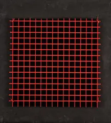 Monorosso by Bernard Aubertin, 1982, mixed media, sold Oct 2025