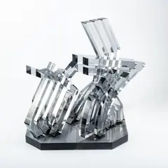 Skulptur Ohne Titel by Giorgio Zennaro, 1976, acrylic, sold Oct 2025