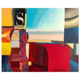 Musical Spring by Max Papart, 1975, oil on canvas, sold Oct 2025