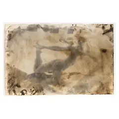 Pool Dancer III by Augustus Goertz, 2005, mixed media, sold Oct 2025