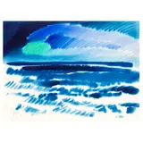 Nordseelandschaft by Siegward Sprotte, 1969, tempera, sold Oct 2025