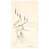 Heiliger König by Salvador Dalí, 1959, etching, sold Oct 2025