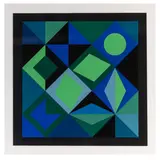 Sikra Z by Victor Vasarely, 1967, pencil, sold Oct 2025