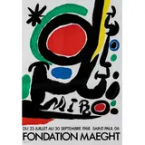 Ausstellungsplakat Fondation Maeght by Joan Miró, 1968, color lithograph, sold Mar 2025