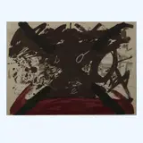 Vier Lithographien 'Ohne Titel' aus 'Berlin Suite by Antoni Tàpies, 1974, color lithograph, sold Mar 2025