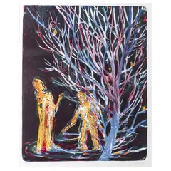 Flagge by Daniel Richter, 2005, color lithograph, sold Mar 2025