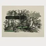 Vibration by Hann Trier, 1958, color lithograph, sold Mar 2025