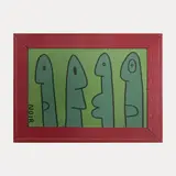 les cousins by Thierry Noir, 1988, acrylic, sold Mar 2025