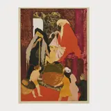Illustration for Plays of Aristophanes by Jean de Bosschère, 1927, gouache, sold Oct 2024