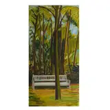 Parklandschaft by Michael Bach, 1982, oil, sold Oct 2024