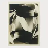 Gears', 1935 (Druck wohl 1943) und 'Cardboard Spirals by Edward W. Quigley, 1944, gelatin silver print, sold Oct 2024