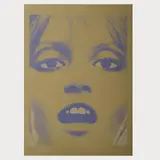 3 Arbeiten 'Ingrid Boulting (after John Green), Blau/Grün/Rot by Richard Phillips, 2002, color lithograph, sold Oct 2024