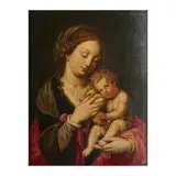 Madonna lactans by Joos van Cleve, 1500, oil on panel, sold Mar 2024