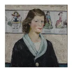 Fifteen by Agnes M. Richmond, 1920, oil on canvas, sold Mar 2024