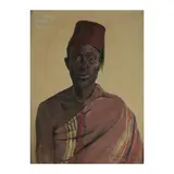 Sultan Solero by Wilhelm Kuhnert, 1905, oil on canvas, sold Mar 2024