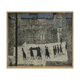 Beerdigung by Horst Janssen, 1957, color woodcut, sold Mar 2024