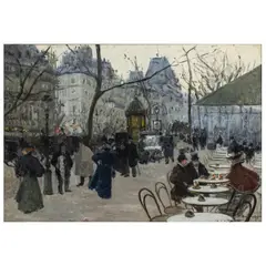 Chez Poussel by Louis Abel-Truchet, 1890, oil on canvas, sold Dec 2023