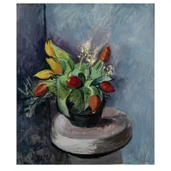 Tulpen by Rudolf Levy, 1922, oil on canvas, sold Dec 2023