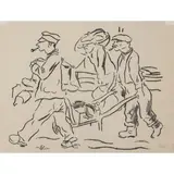 Fischer aus Pommern' aus der Mappe 'Die Schaffenden by George Grosz, 1926, lithograph, sold Dec 2023