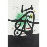 L’Oiseau Mongol by Joan Miró, 1969, etching, sold Dec 2023